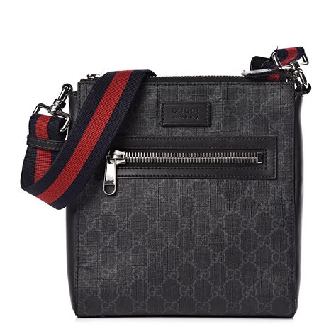 gucci courrier soft gg supreme messenger|GG Supreme Black Small Messenger Bag .